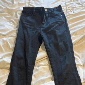 Madewell size 25 curvy high-rise skinny black jean